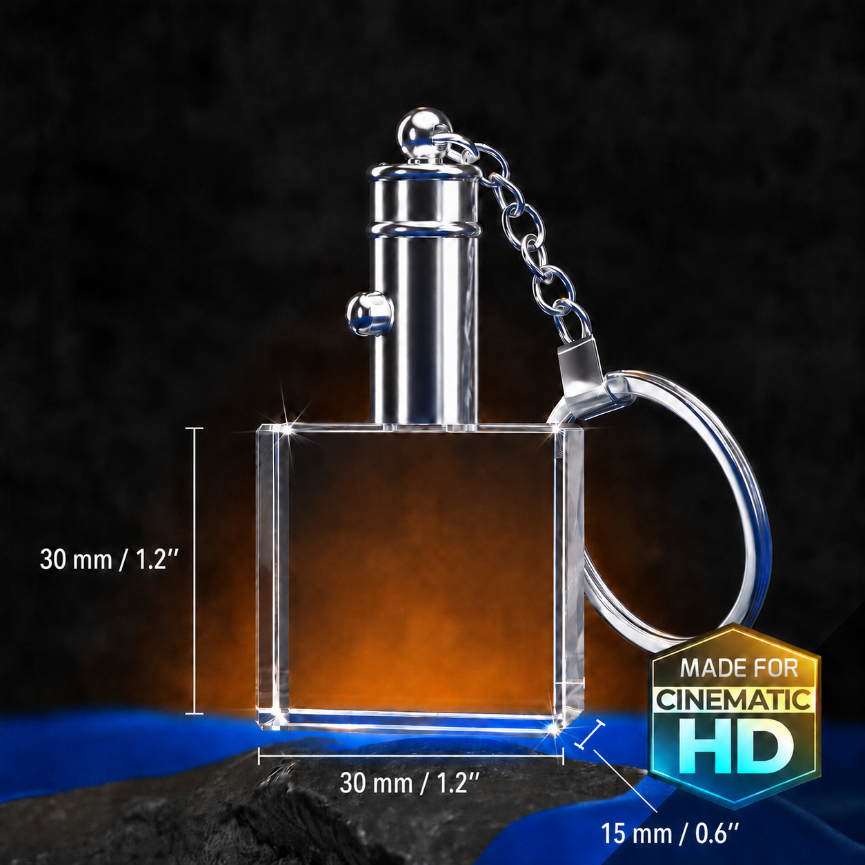 Square Keychain